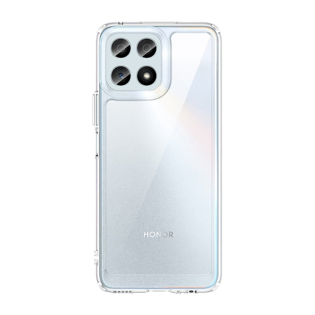 Case Transparente con Borde de Color Honor X8A