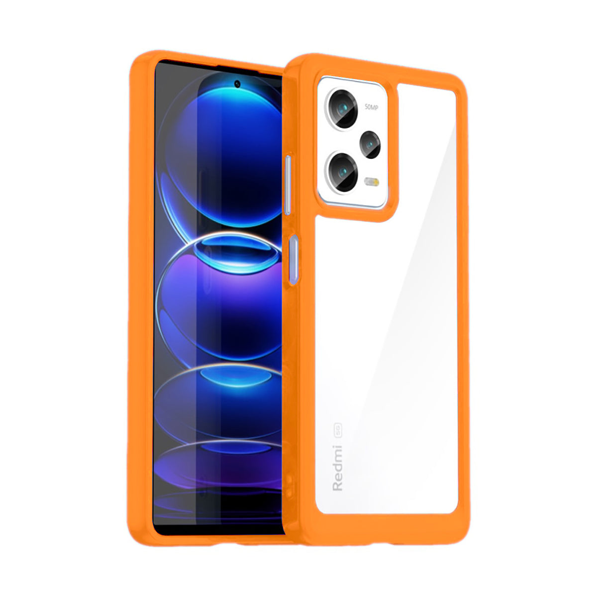 Case Transparente con Borde de Color Xiaomi Note 12 Pro 5G