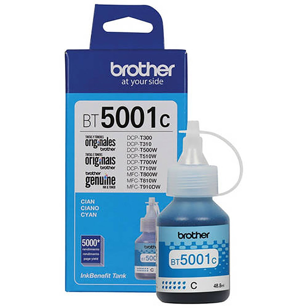 Botella de tinta recarga Brother BT5001 48.8ml