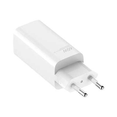 CARGADOR DE PARED XIAOMI MI 65W DUAL USB TIPO-A / TIPO-C + CABLE USB-C