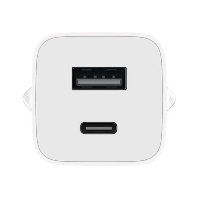 CARGADOR DE PARED XIAOMI MI 65W DUAL USB TIPO-A / TIPO-C + CABLE USB-C