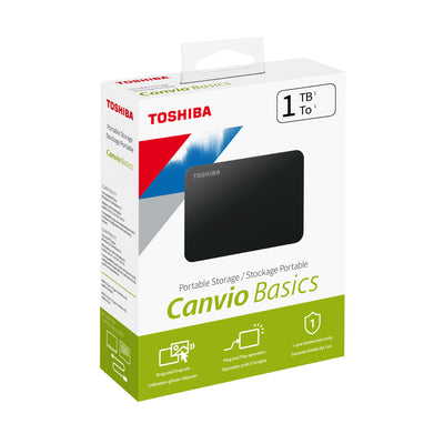 DISCO DURO EXTERNO TOSHIBA CANVIO BASICS 1TB