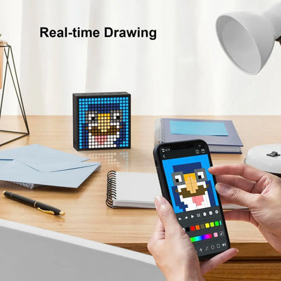Parlante Portátil Divoom Timebox-Evo Pixel Art Smart BT con Pantalla LED