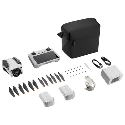 Drone DJI Mini 3 Fly More Combo c/ Control DJI RC + 3 baterías