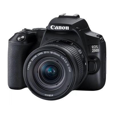 Camara Digital Canon EOS 250D Wi-Fi + Lente EF-S 18-55mm Kit