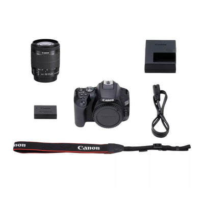 Camara Digital Canon EOS 250D Wi-Fi + Lente EF-S 18-55mm Kit