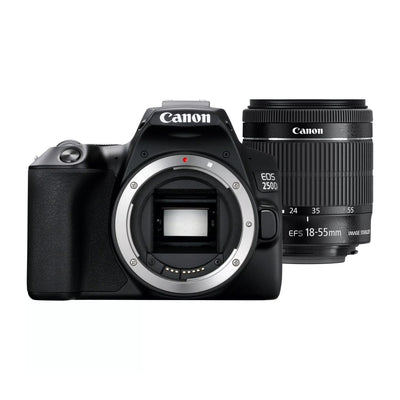 Camara Digital Canon EOS 250D Wi-Fi + Lente EF-S 18-55mm Kit