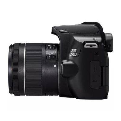Camara Digital Canon EOS 250D Wi-Fi + Lente EF-S 18-55mm Kit