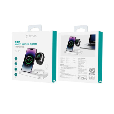 SMART SERIES 3 IN 1 BRACKET WIRELESS CHARGER 15W DEVIA