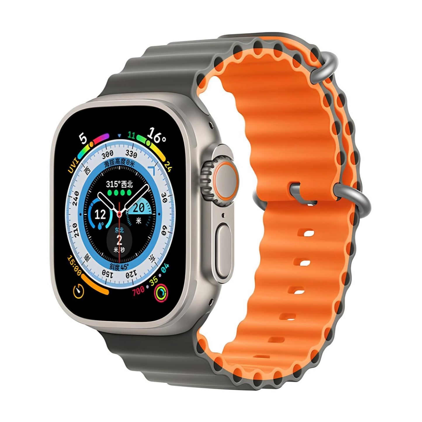 Correa Deportiva de Silicona DEvia Series Sport6 Two-Tone Band para Apple Watch 38mm / 40mm / 41mm