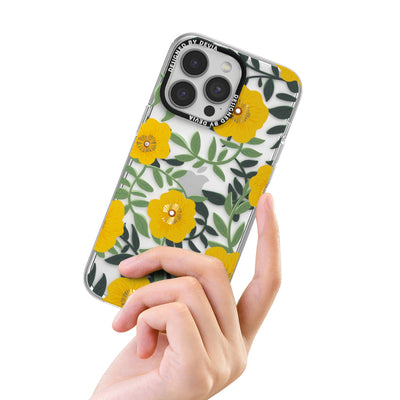 Protector Case Floral con Brillos Flower Series Devia para iPhone 15 Pro