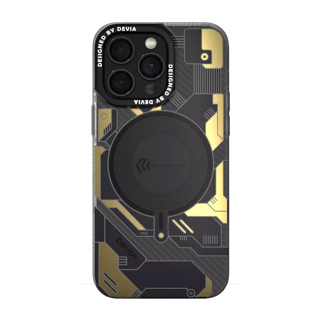 Protector Case con MagSafe Mecha Punk Series Devia para iPhone 15