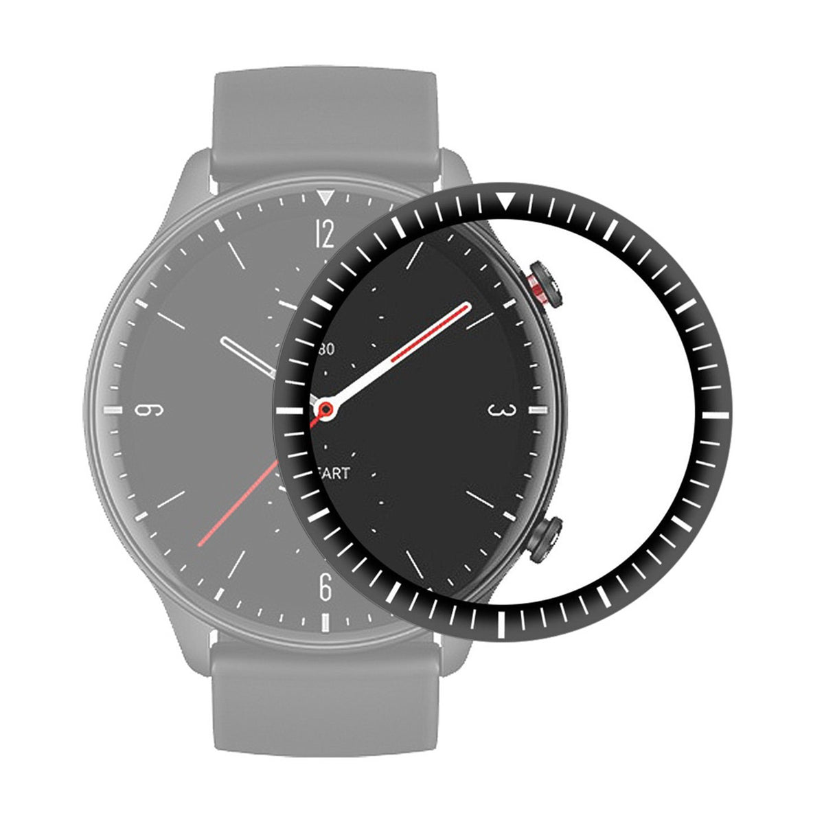 Protector de Pantalla Vidrio PMMA para Smartwatch Amazfit GTR 2