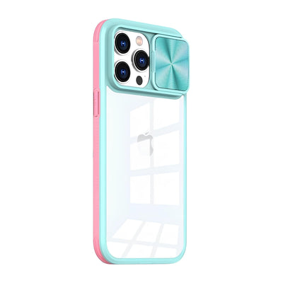 Protector Case con Protector de Cámara Slide para iPhone 15 Pro Max