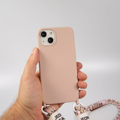 Protector Case SIlicona con Correa para iPhone 14