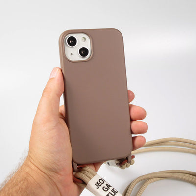 Protector Case SIlicona con Correa para iPhone 14