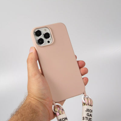 Protector Case SIlicona con Correa para iPhone 14 Pro
