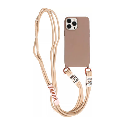 Protector Case SIlicona con Correa para iPhone 14 Pro
