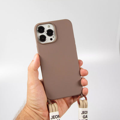 Protector Case SIlicona con Correa para iPhone 14 Pro