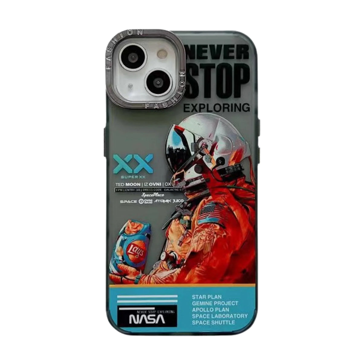 Protector Case Diseño Astronaut para iPhone 14 Pro