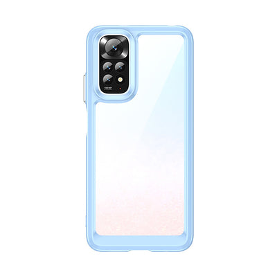Case Transparente con Borde de Color Xiaomi Note 11