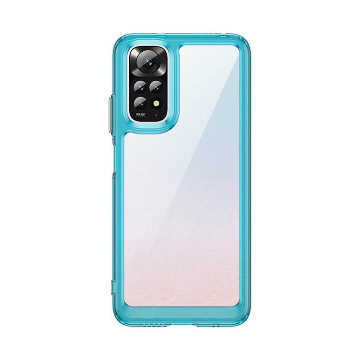 Case Transparente con Borde de Color Xiaomi Note 11