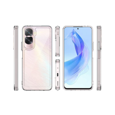 Case Transparente con Borde de Color Honor 90 Lite