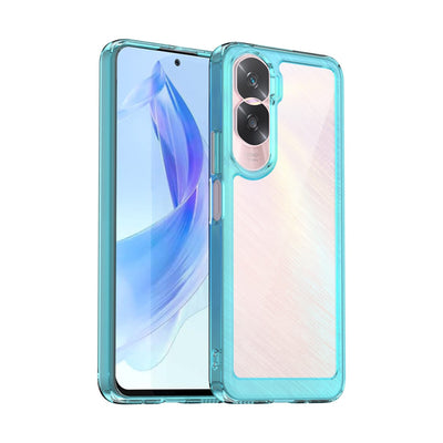 Case Transparente con Borde de Color Honor 90 Lite