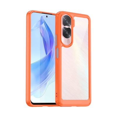 Case Transparente con Borde de Color Honor 90 Lite