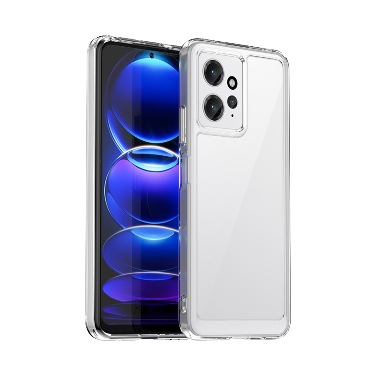 Case Transparente con Borde de Color Xiaomi Redmi 12