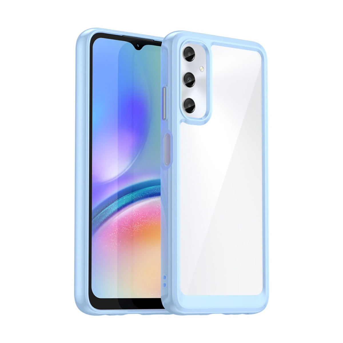 Case Transparente con Borde de Color Samsung A05