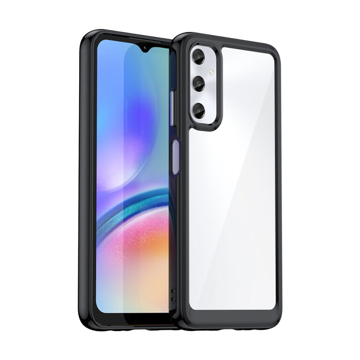 Case Transparente con Borde de Color Samsung A05