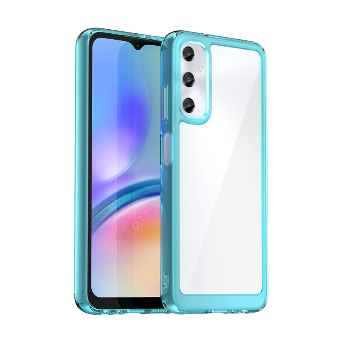 Case Transparente con Borde de Color Samsung A05