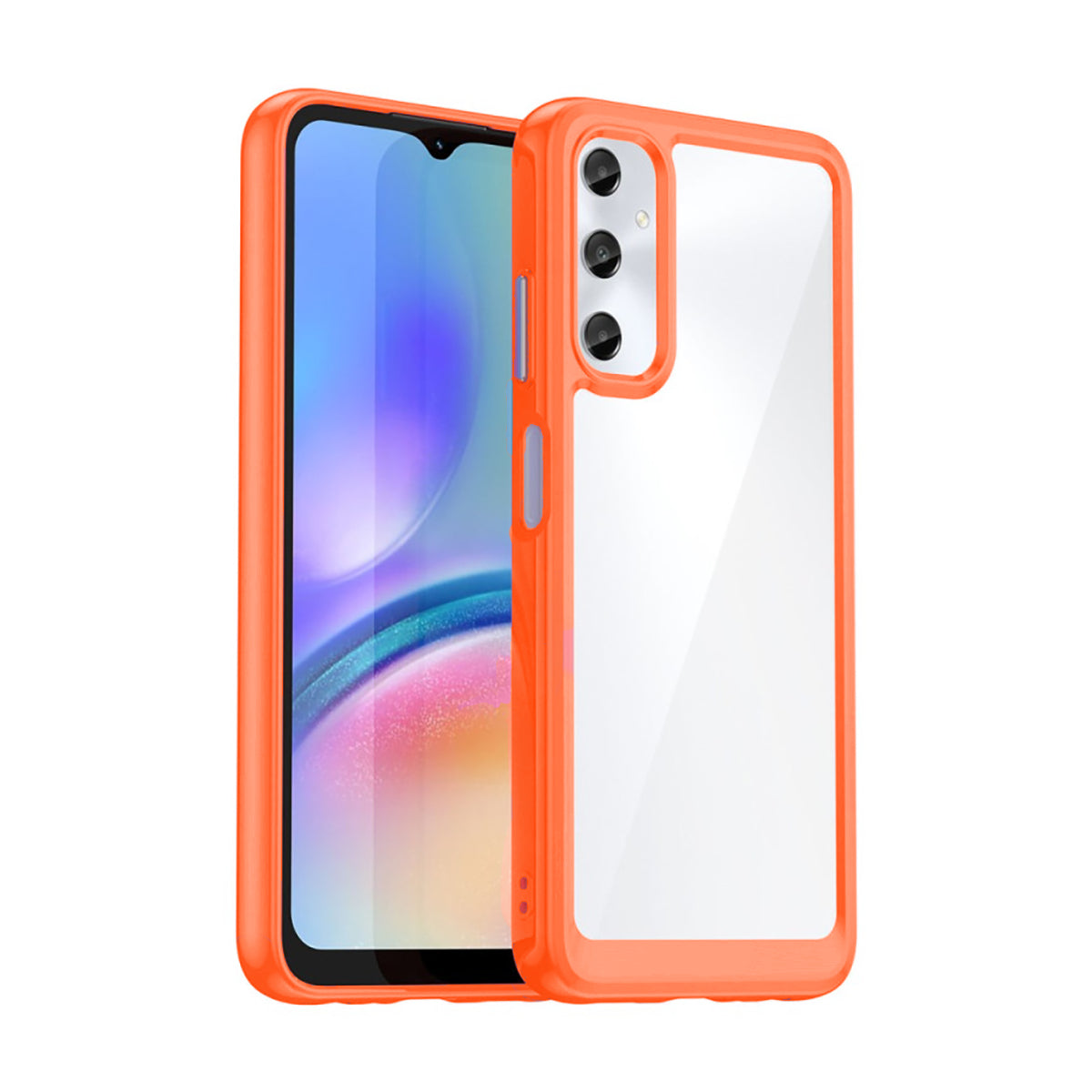 Case Transparente con Borde de Color Samsung A05