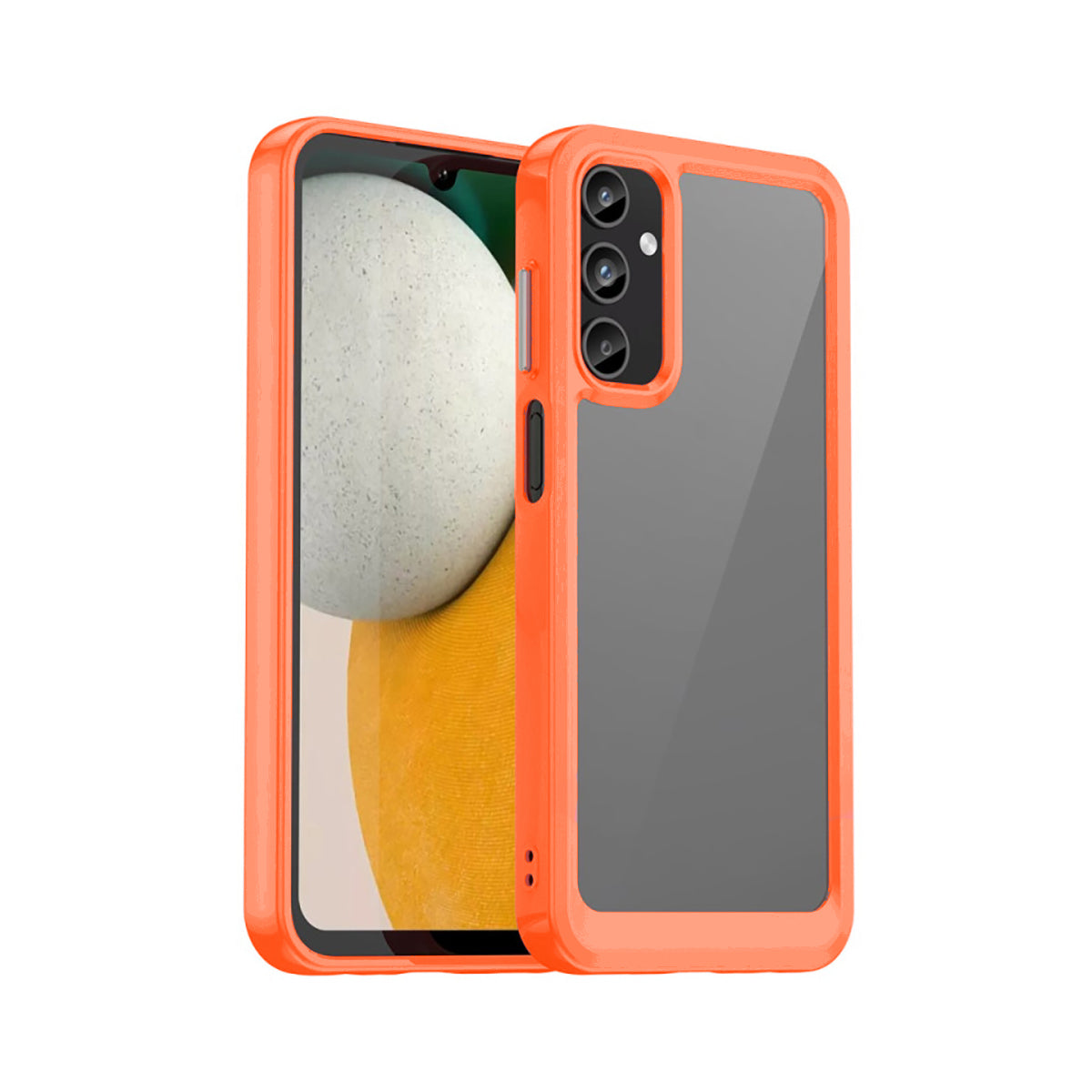 Case Transparente con Borde de Color Samsung A25 5G