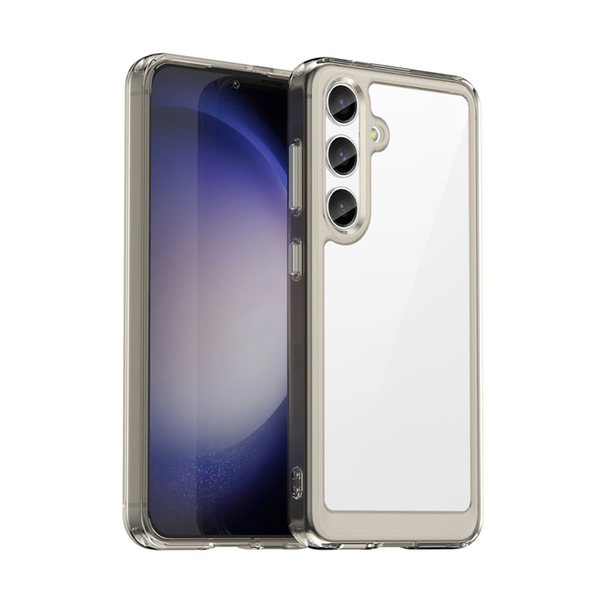 Case Transparente con Borde de Color Samsung S24 Plus