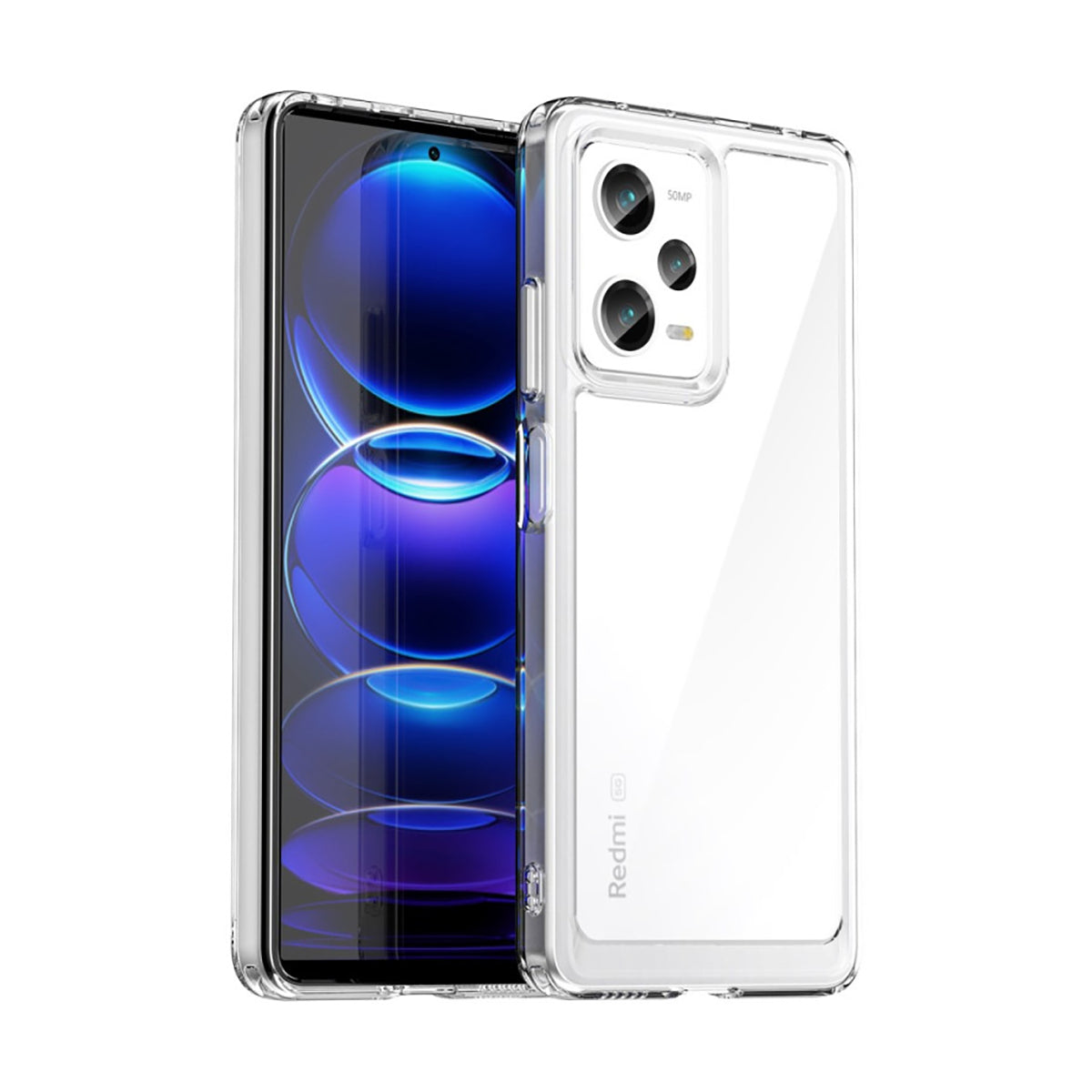 Case Transparente con Borde de Color Xiaomi Note 12 Pro 5G