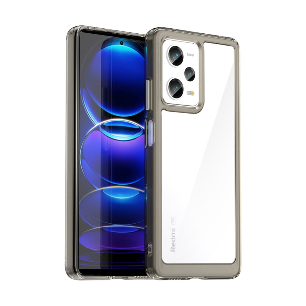 Case Transparente con Borde de Color Xiaomi Note 12 Pro 5G