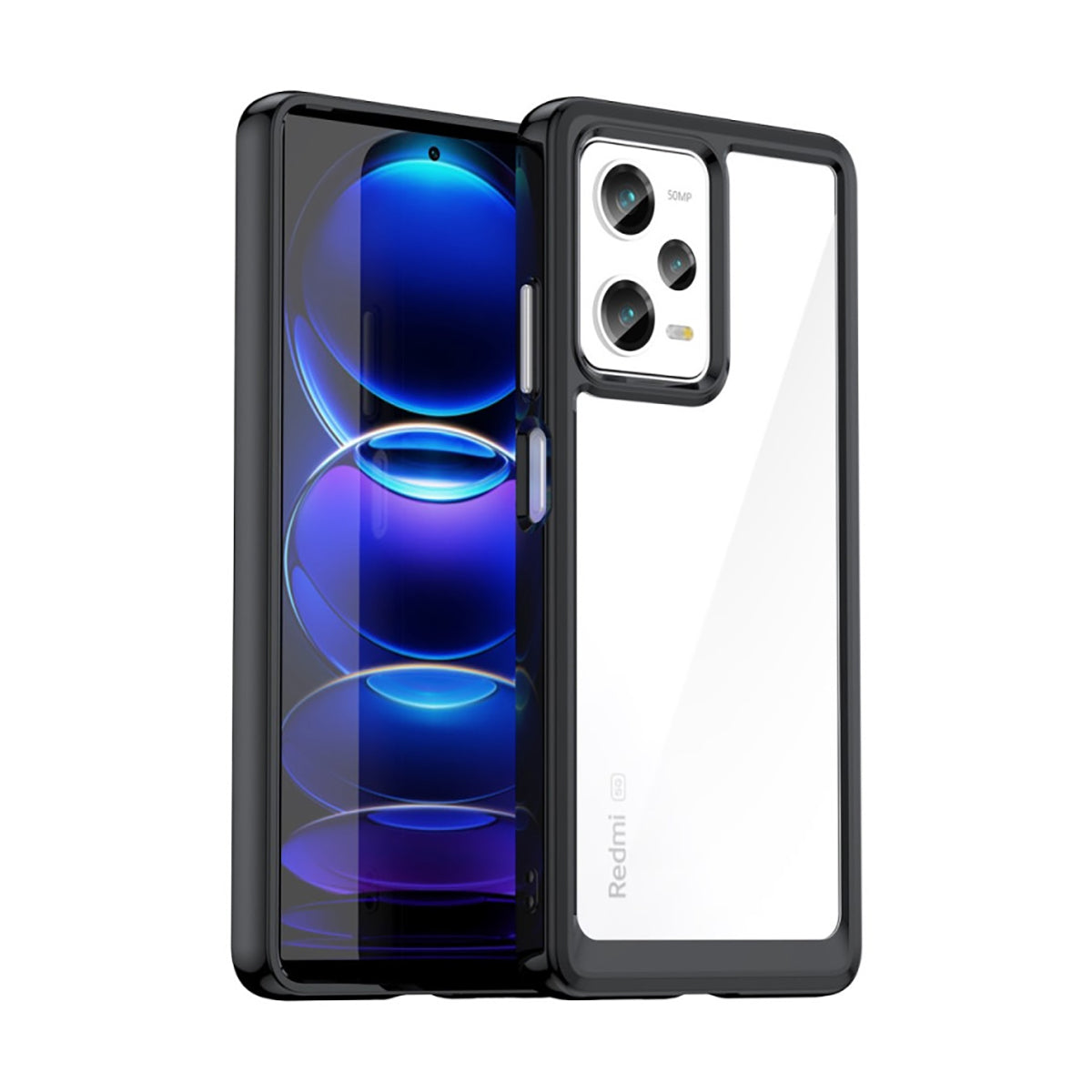 Case Transparente con Borde de Color Xiaomi Note 12 Pro 5G
