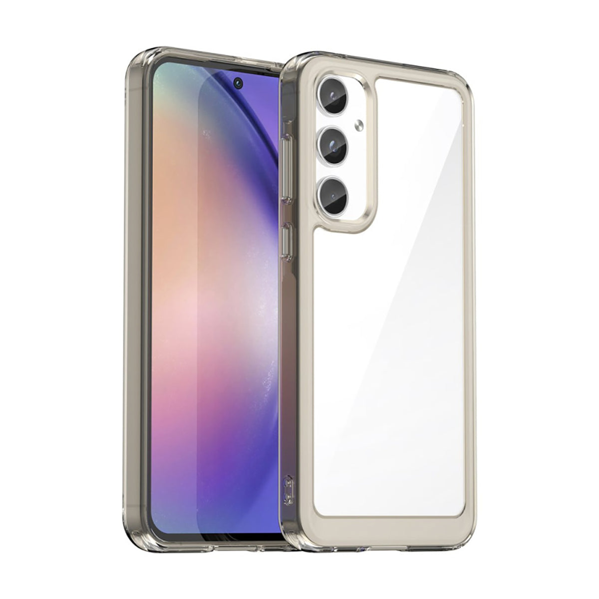 Case Transparente con Borde de Color Samsung A34