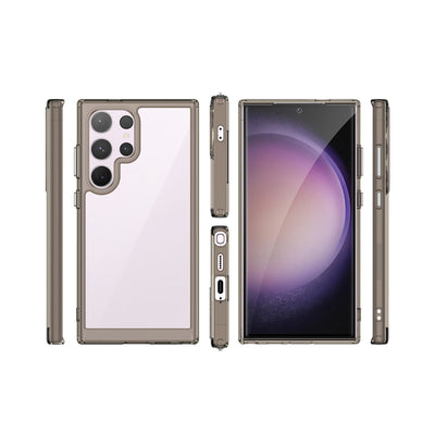 Case Transparente con Borde de Color Samsung S24 Ultra