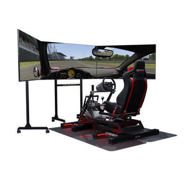 Simulador Profesional de Carreras Conducción Next Level Racing GT TRACK con Soporte de Volante / Pedaleras / Palancas