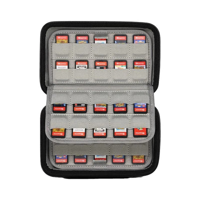 Estuche con cierre para game cards y micro Sd - 80 unidades