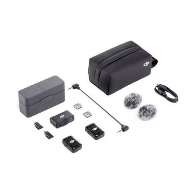 Micrófono Inalámbrico DJI Mic 2 | 2 TX + 1 RX + Charging case (FCC)