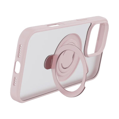 Protector Devia Delight Series Magnetic Case with Bracket & Silicone Ring para Iphone 16 Plus