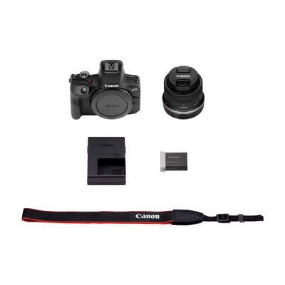 Kit Cámara Digital Canon EOS R100 Mirrorless + Lente RF-S 18-45mm