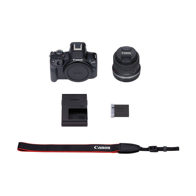 Kit Cámara Digital Canon EOS R50 Mirrorless + Lente RF-S 18-45mm