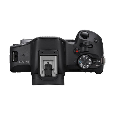 Kit Content Creator Canon EOS R50 Mirrorless + Lente RF-S 18-45mm