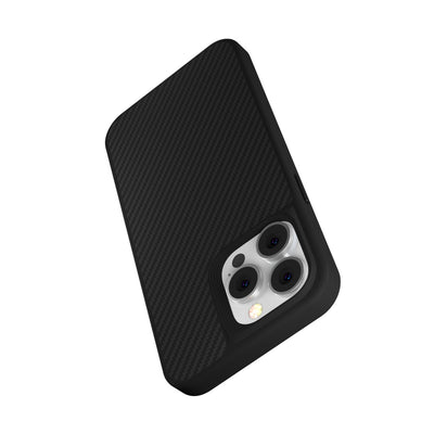 Protector case antishock Iphone 14 Pro magnético carbono Devia kevlar