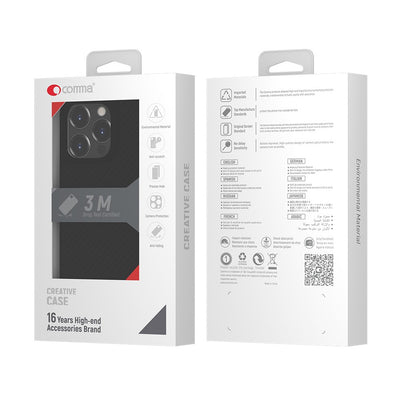 Protector case antishock Iphone 14 magnético carbono Devia kevlar